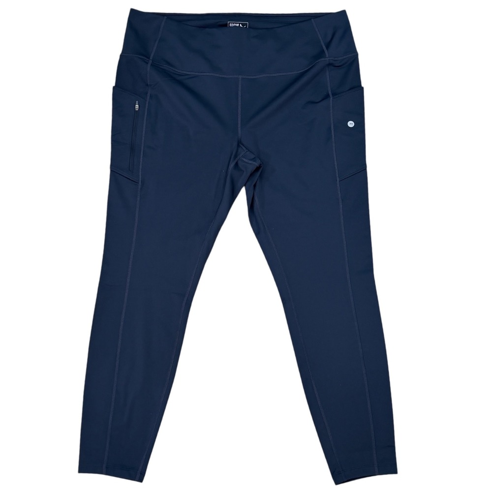 Eddie Bauer Crossover Trail Adventure Brook Leggings Navy Blue Womens 2X NEW